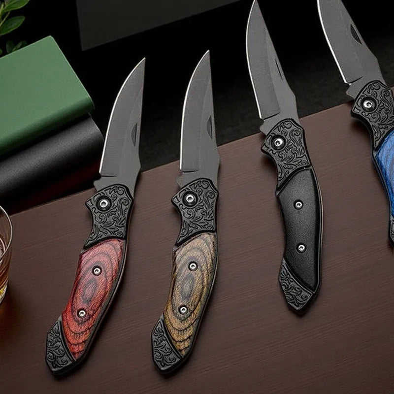 Mini Folding Pocket Knife – Stainless Steel Camping Fruit Knife Folding Pocket Knife Axl