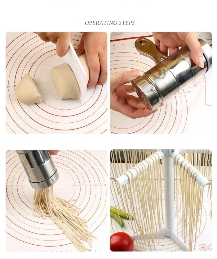 Collapsible Pasta Drying Rack – 5-Arm Noodle Dryer Stand Pasta Drying Rack Axl