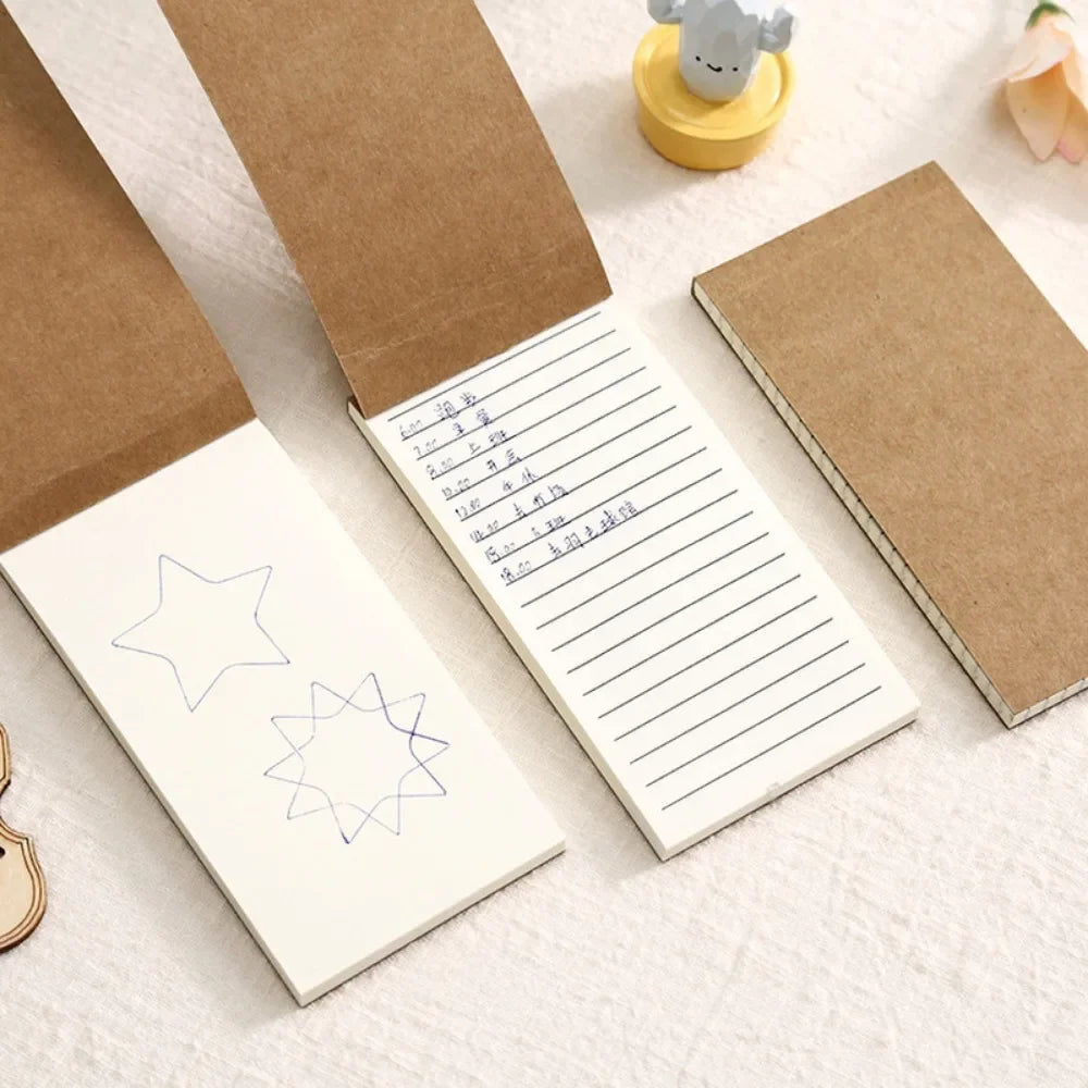 Pocket Kraft Paper Memo Pad – To-Do List & Notepad, 50 Pages Pocket Memo Pad Axl