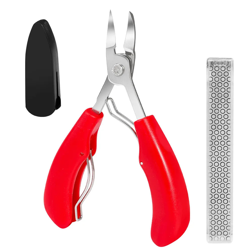 Stainless Steel Eagle Beak Nail Clippers – Cuticle Nipper Set Nail Clippers Set Axl Red Nano Suit
