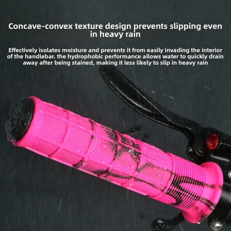 TPE Camo Bike Handlebar Grips – Anti-Slip & Shock-Absorbing Bike Handlebar Grips Axl