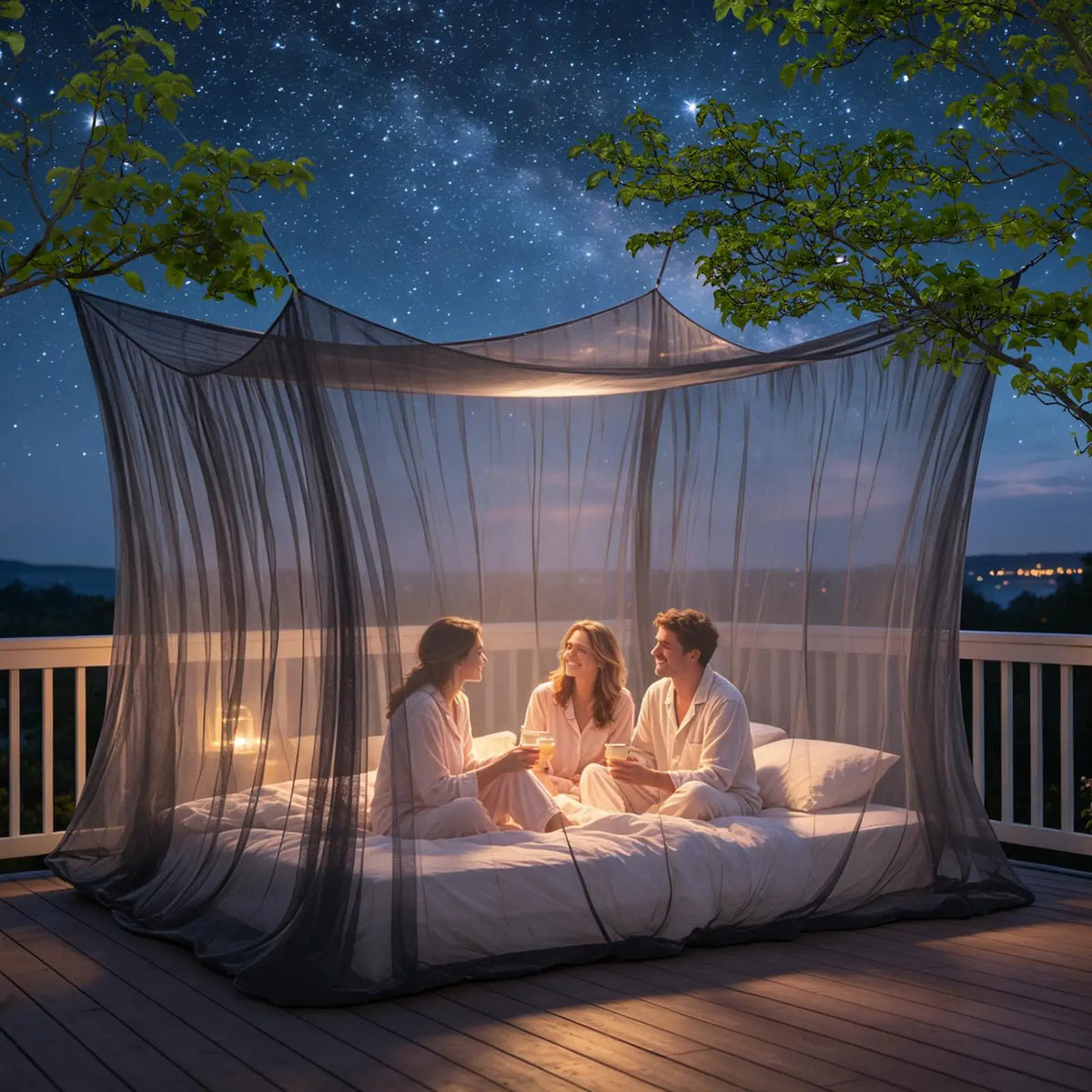 Outdoor Mosquito Mesh Net 300x300x250cm – Patio & Camping Outdoor Mosquito Net Axl