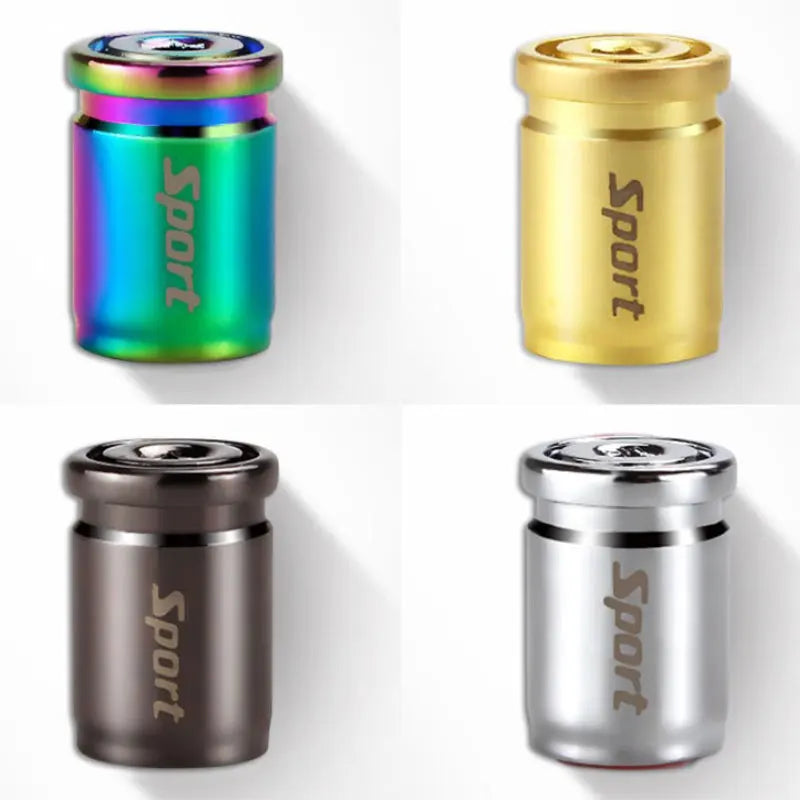 Anti-Theft Zinc Alloy Car Tire Valve Caps – Sport Set Tire Valve Caps Axl