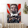 The Boys TV Show Poster – Self-Adhesive Waterproof Wall Art Wall Art Poster Axl z1 40x60cm No Frame
