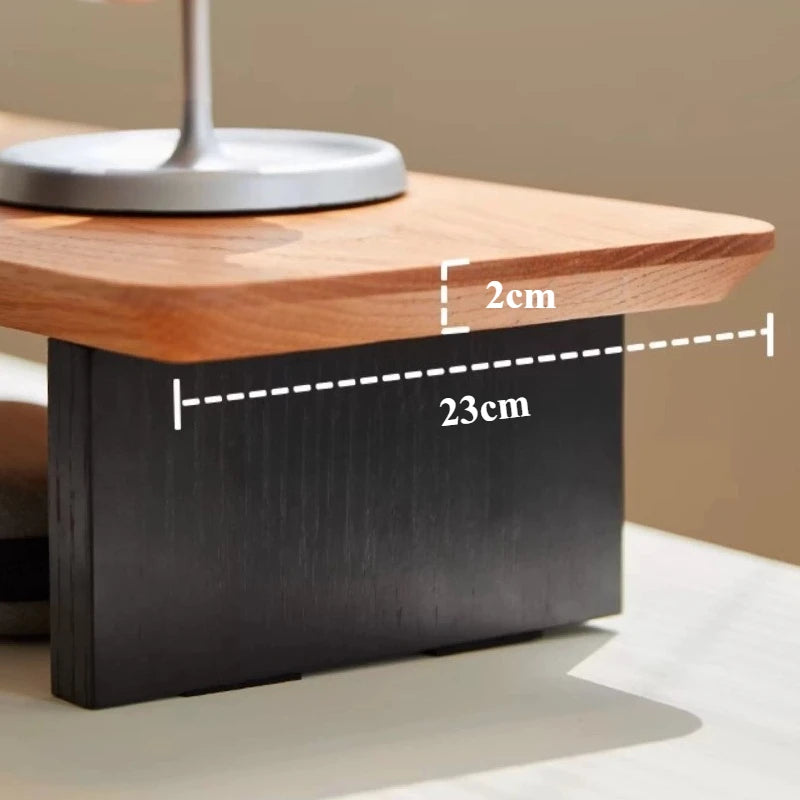 Solid Ash Wood Monitor Riser & Desktop Storage Rack Monitor Riser Rack Axl