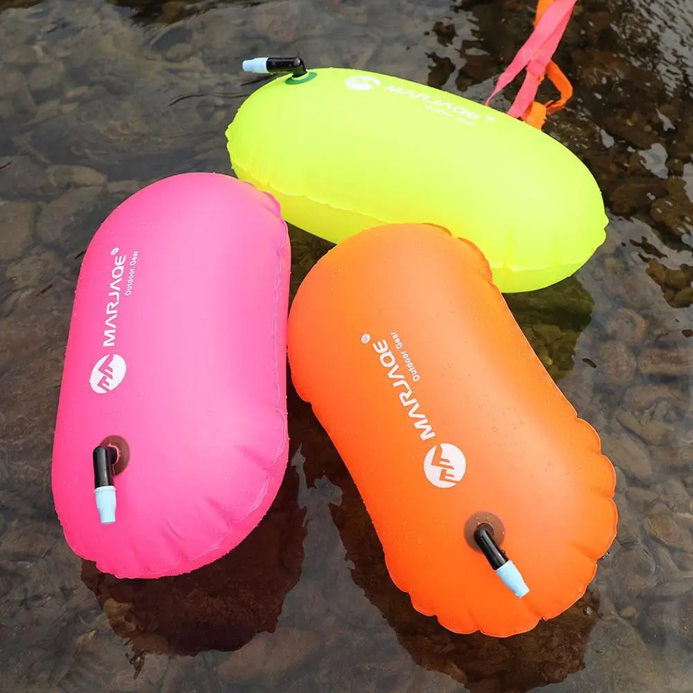 Inflatable Swimming Float Dry Bag with Waist Belt | Water Sport Swim Float Bag Axl