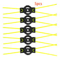 5-Pack Wear-Resistant Grass Trimmer Line Mower Head Replacement Trimmer Line Replacement Axl 5pcs
