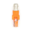 BNC Female to RJ45 Male Adapter – Coaxial Cable Connector Cable Adapter Axl orange
