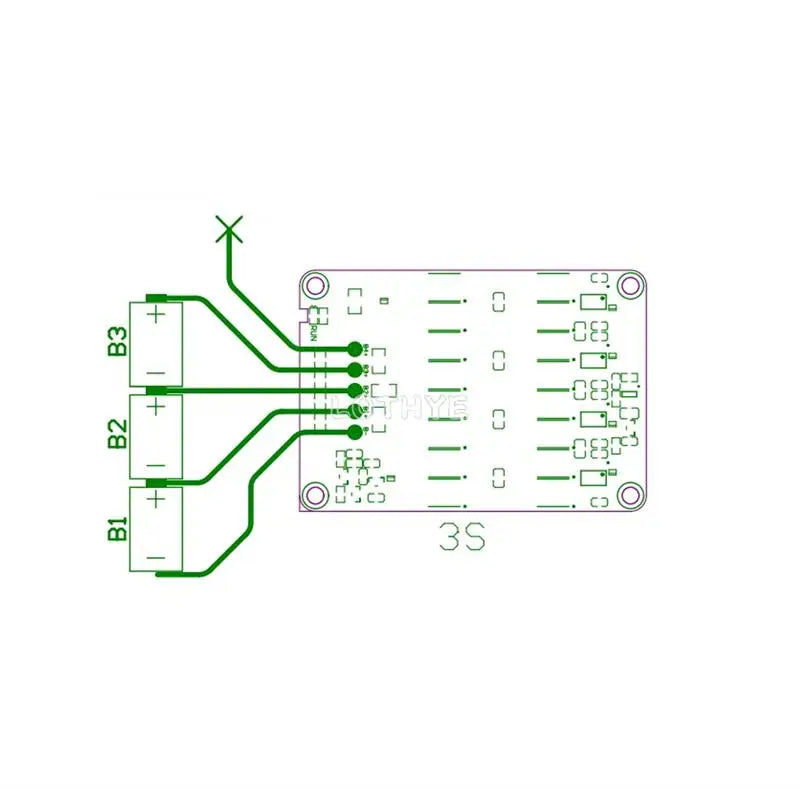 5A Active Battery Equalizer Balancer Board 3S 4S 6S 8S BMS Battery Balancer Board Axl