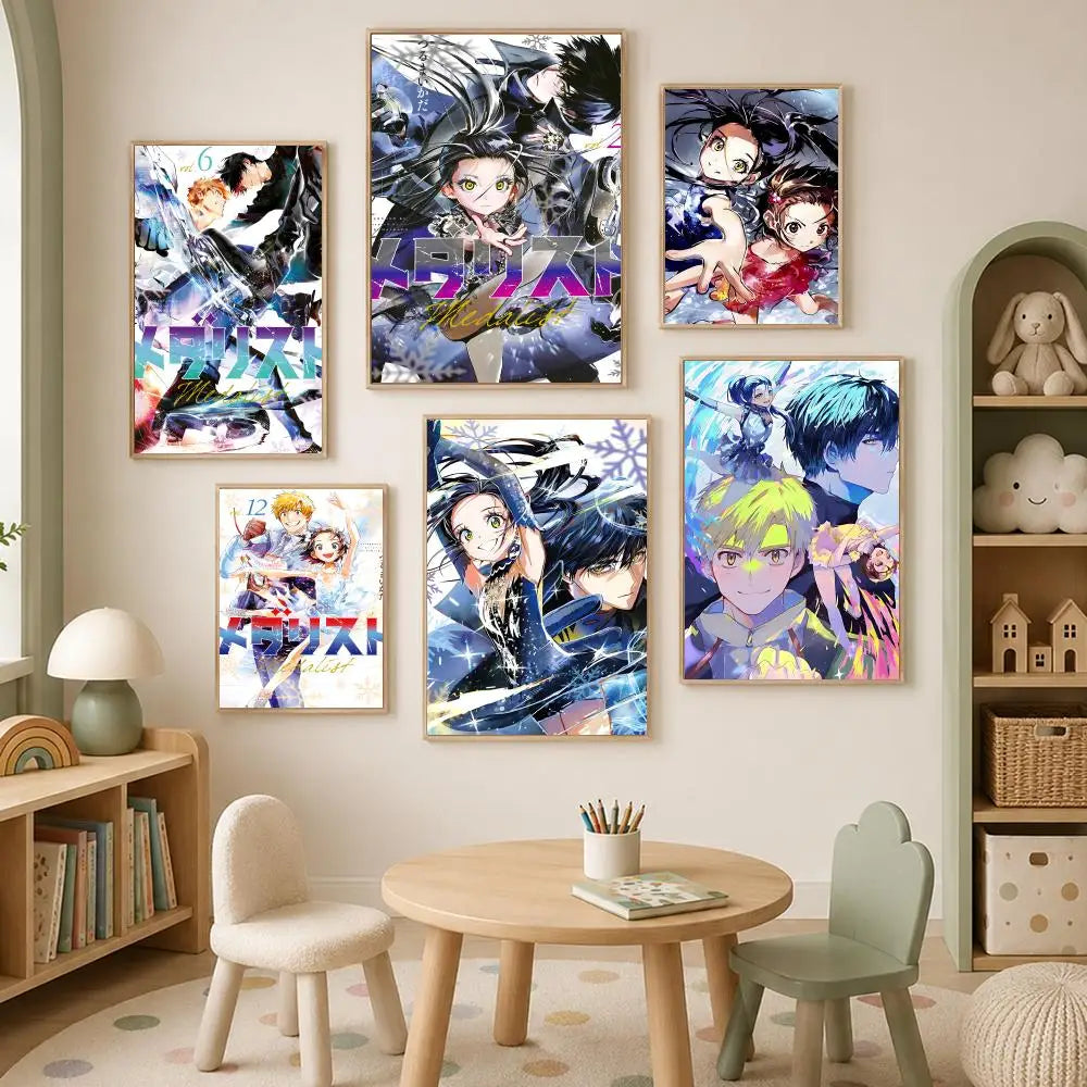 Manga M-Medalist Self-Stick HD Wall Art Poster | Waterproof Wall Art Poster Axl