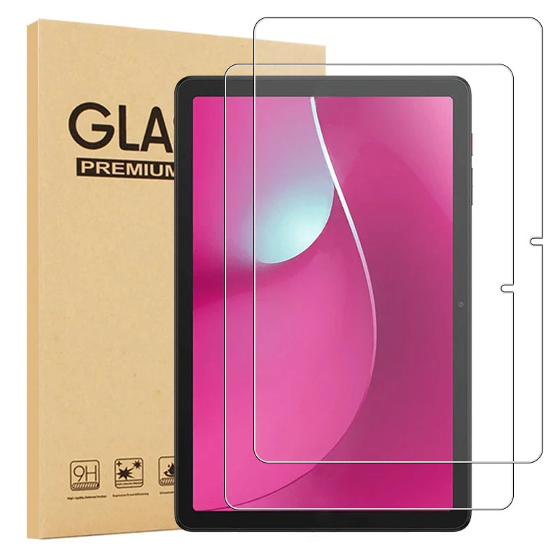2-Pack Tempered Glass Screen Protector – T-Mobile Revvl Tab 2 Tablet Screen Protector Axl