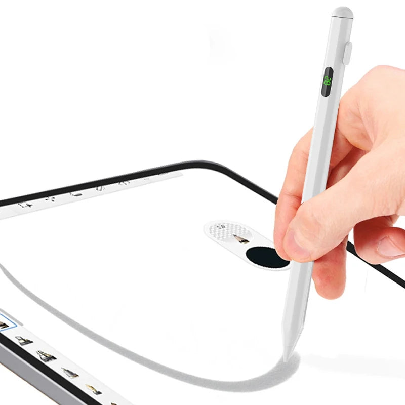 Universal Stylus Pen with LED Power Display – iPad Android Windows Rechargeable Stylus Pen Axl