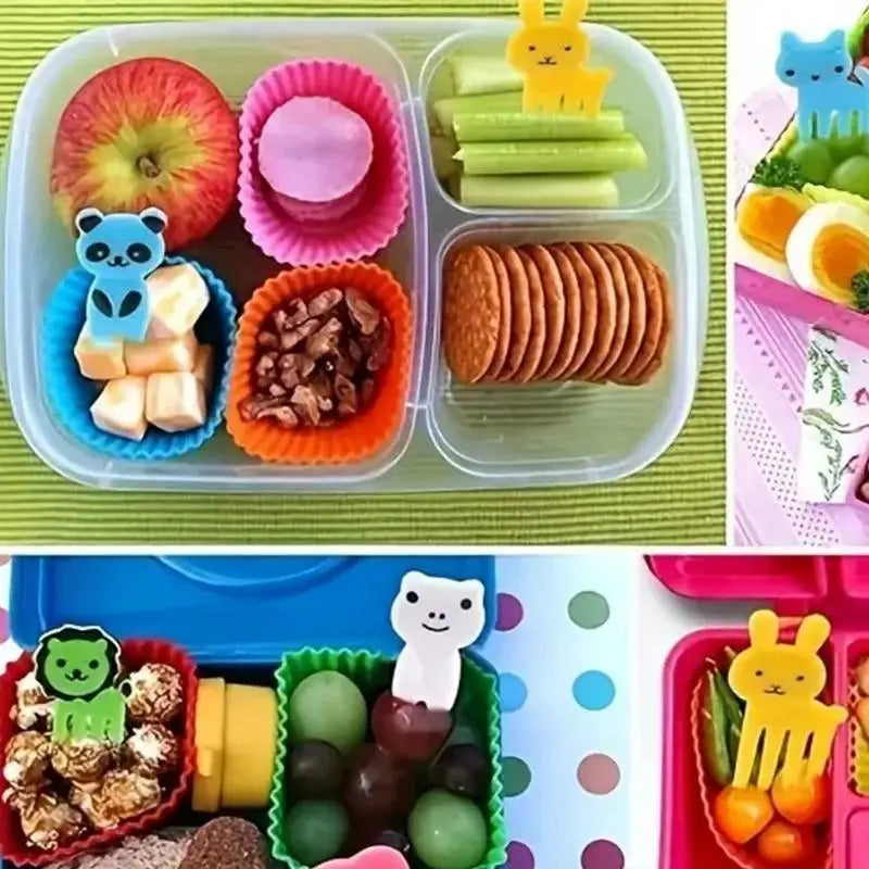 Silicone Bento Lunch Box Dividers 12/24 Pcs – Kids Cups Bento Box Dividers Axl