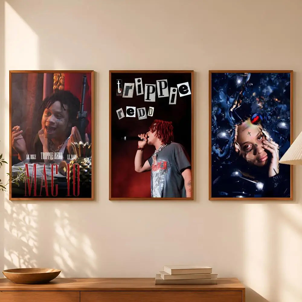 Trippie Redd Wall Poster – Self-Stick Waterproof HD Wall Art Wall Art Poster Axl