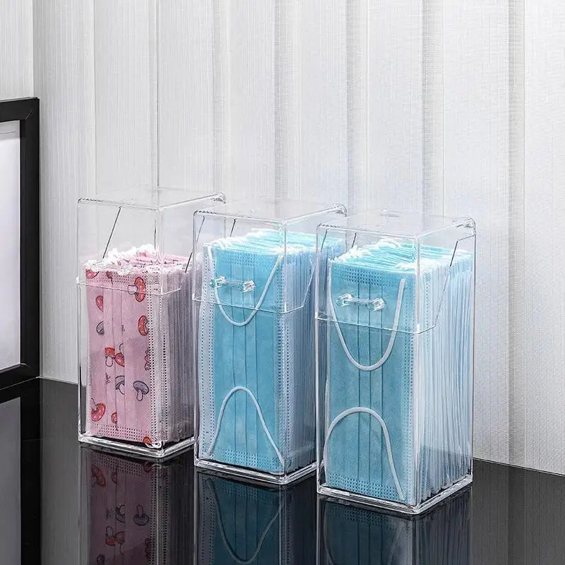 Transparent Dust-Proof Storage Box with Lid – Clear Organizer Clear Storage Box Axl