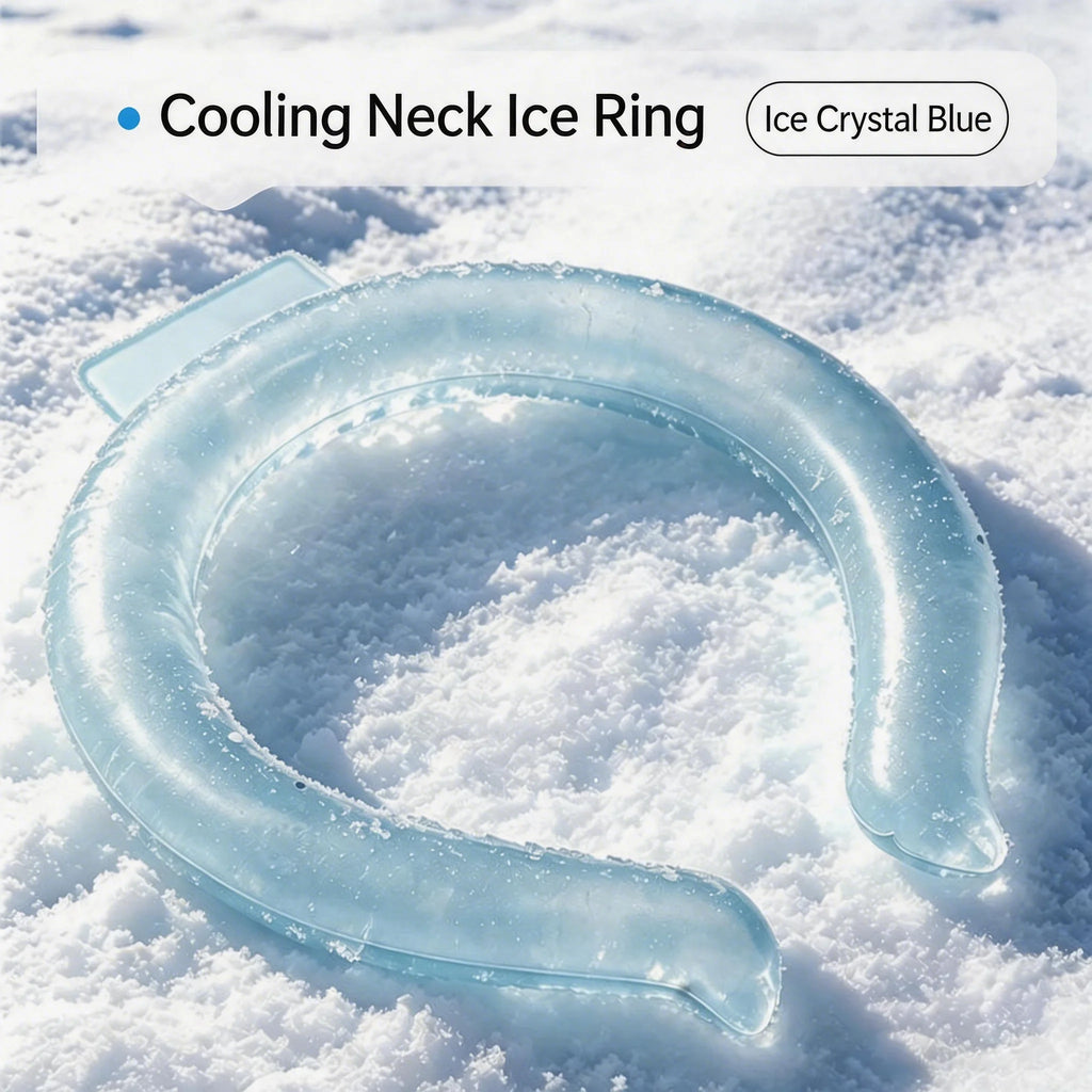 Summer Neck Cooling Ring – Ice Cooling Pad & Headband Neck Cooling Ring Axl 1pcs A