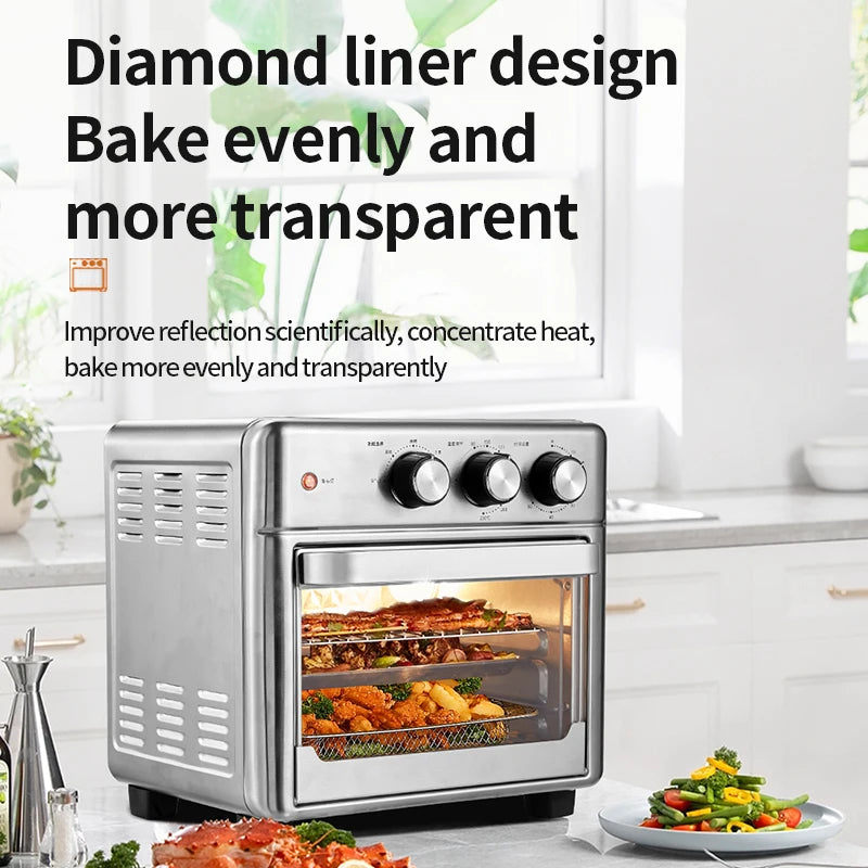 BALASHOV 13L Air Fryer Oven – Oilless Cooker, Visible Window Air Fryer Oven Axl