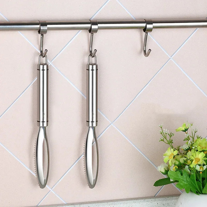 Fish Scale Scraper & Cleaner – Metal Descaler Kitchen Tool Fish Scale Scraper Axl