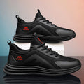 Men's Vulcanized Sneakers – Soft Sole Casual Walking Shoes Men's Sneakers Axl black-red 44