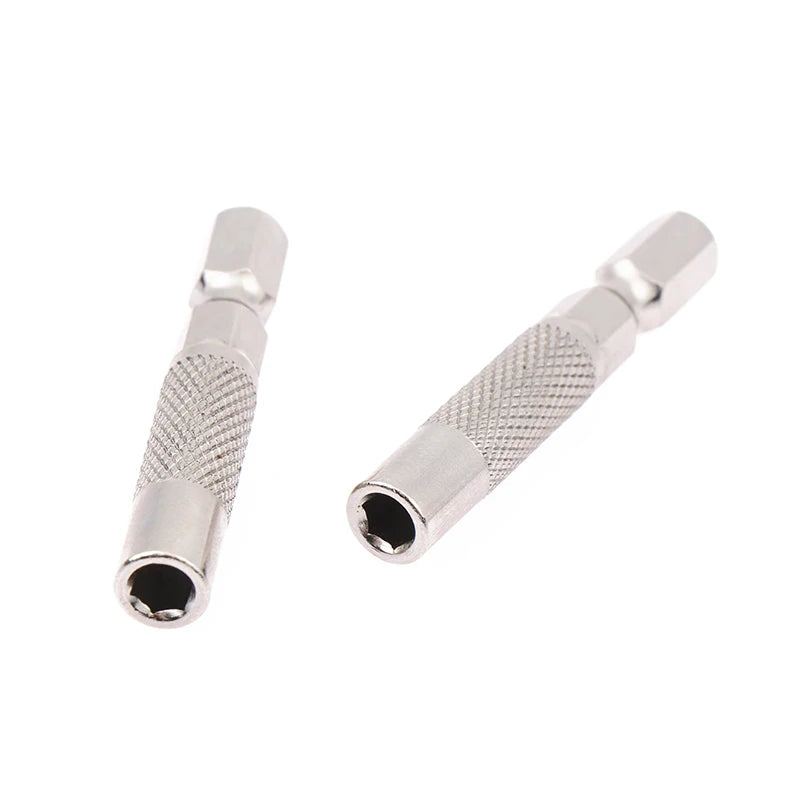 2-Pack 6.35mm to 4mm Hex Shank Bit Adapter – Magnetic Holder Bit Adapter Set Axl