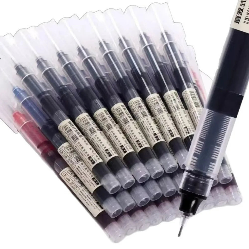 12-Pack 0.5mm Gel Ink Pens – Fast Drying, Large Capacity Gel Ink Pens Axl