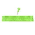 Plastic Braille Writing Slate with Stylus | Portable Practice Braille Writing Slate Axl Green