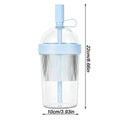 17oz Reusable Travel Coffee Mug with Lid & Straw Travel Straw Mug Axl Blue