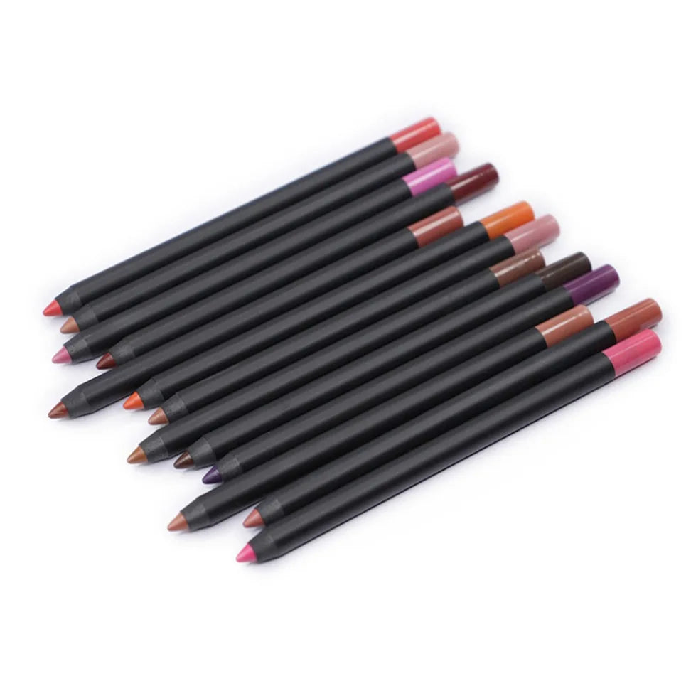 3-in-1 Creamy Lip Liner Lipstick Pencil – Vegan Long-Lasting Lip Liner Pencil Axl