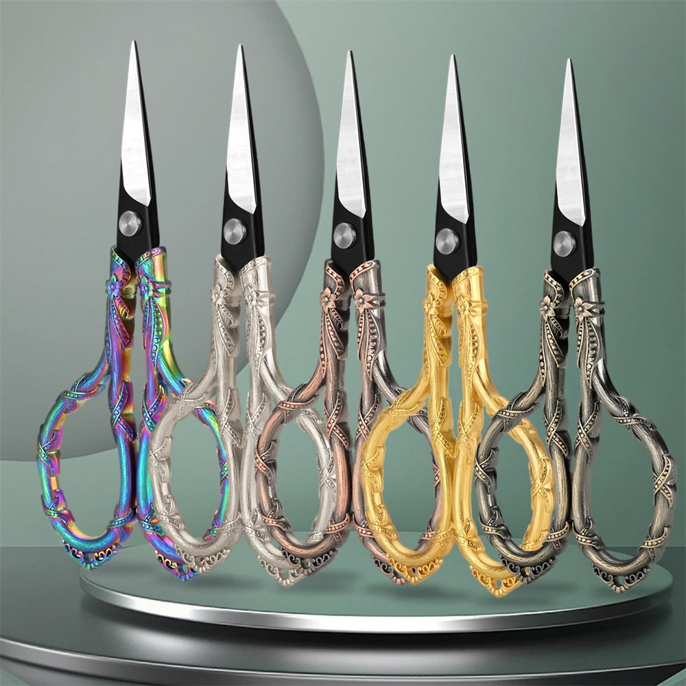 Vintage Mini Embroidery Scissors – Steel Thread & Fabric Cutter Embroidery Scissors Axl