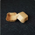 Square Mooncake Paper Liners 100/250Pcs – Oil-Proof Brownie Cups Baking Paper Liners Axl 100pcs 45mm Yellow