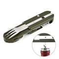 Folding Camping Cutlery Set – Stainless Steel Fork Spoon Knife Camping Cutlery Set Axl 1pcs