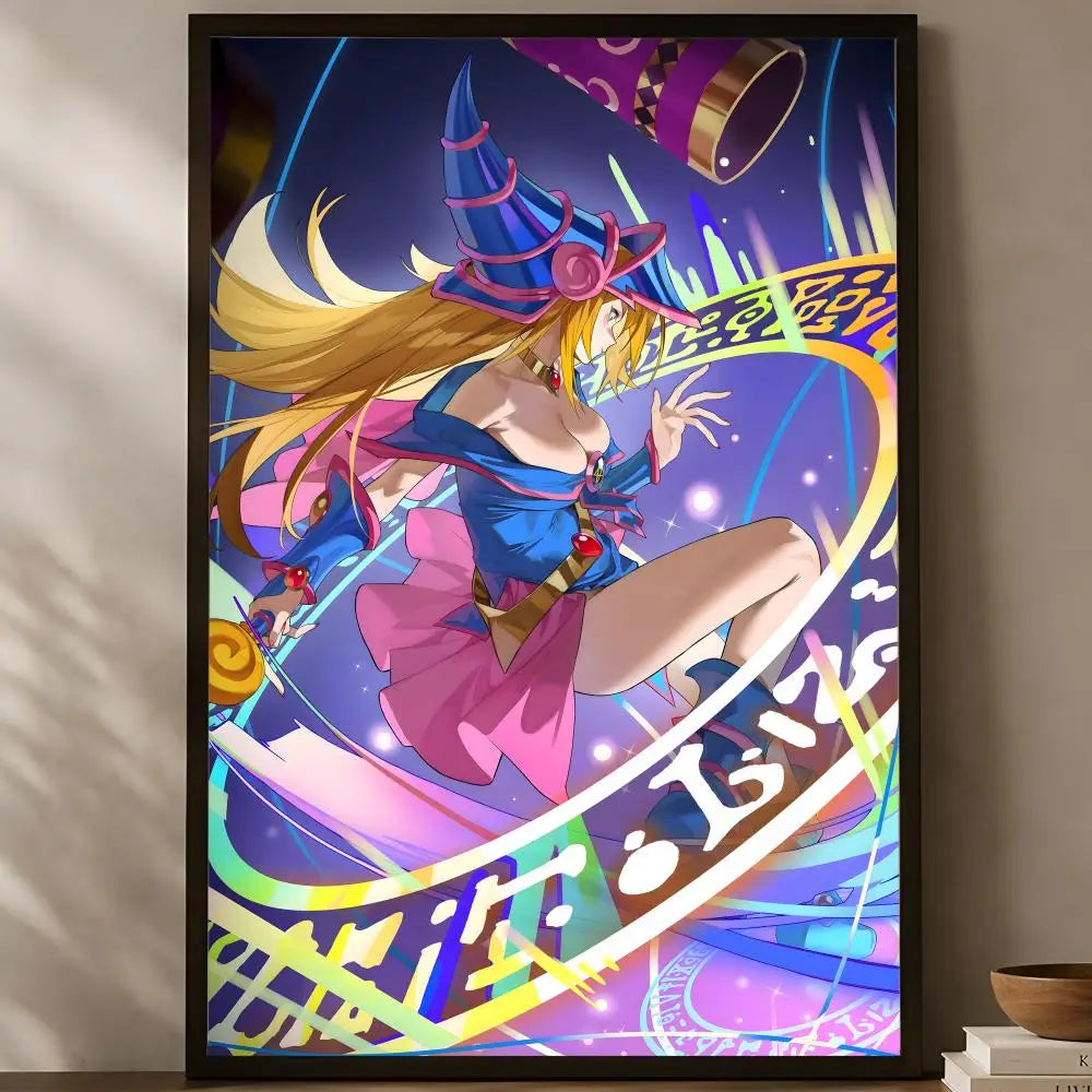 Yu-Gi-Oh Self-Stick HD PVC Wall Poster – Waterproof Home Decor