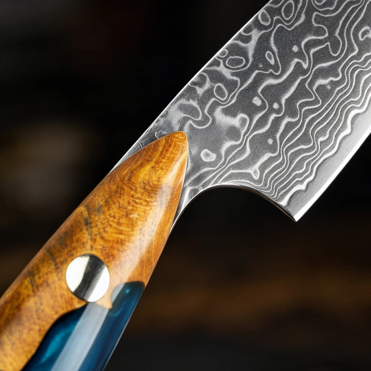 XITUO Damascus Steel Steak Knives Set 1–4 | Full Tang Handle Steak Knife Set Axl