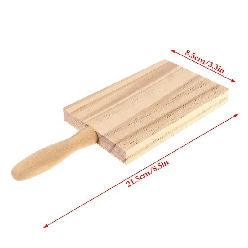 Wooden Garganelli Board – Gnocchi & Pasta Making Tool Pasta Making Board Axl A