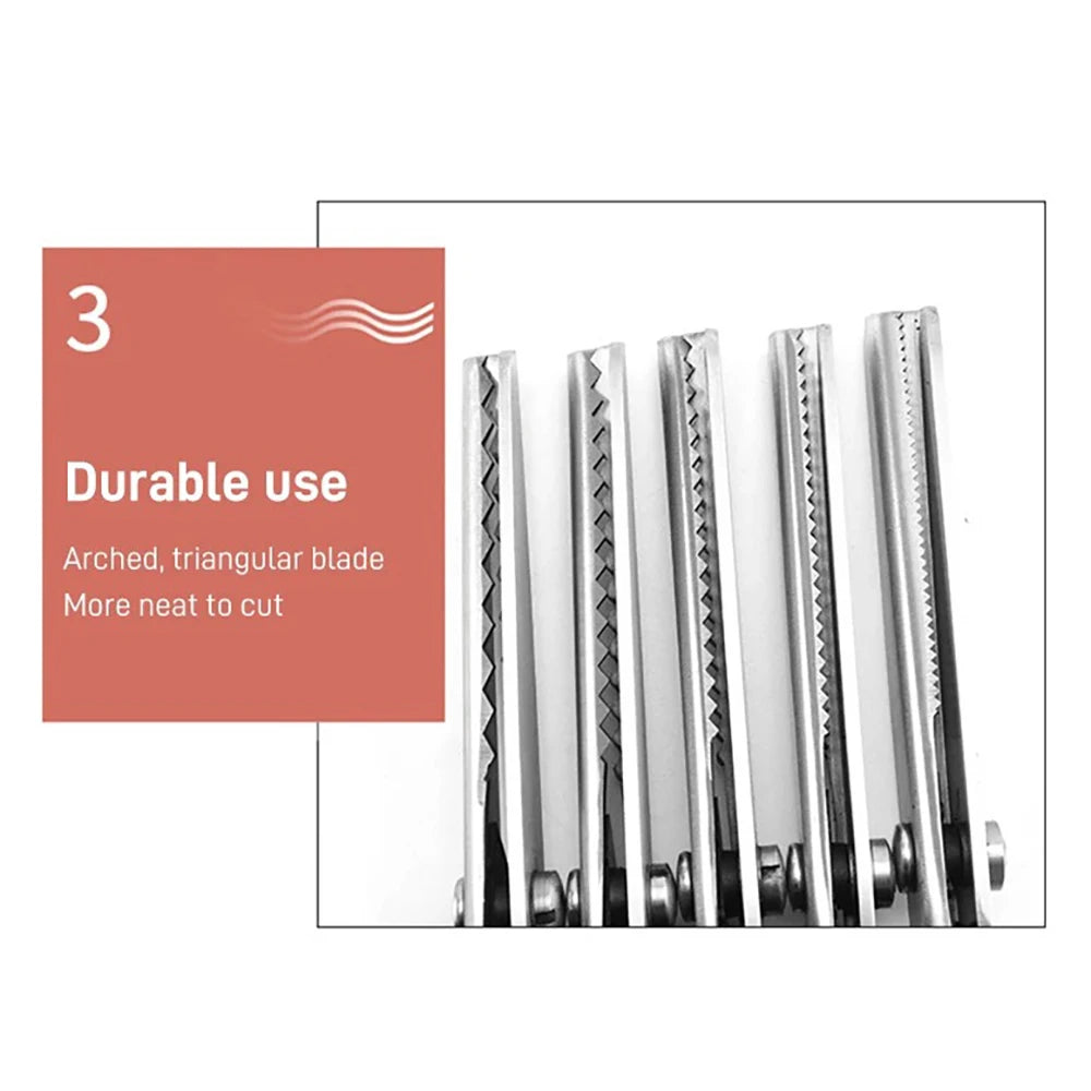 Zigzag Pinking Shears – Stainless Steel Fabric & Lace Scissors Pinking Shears Axl