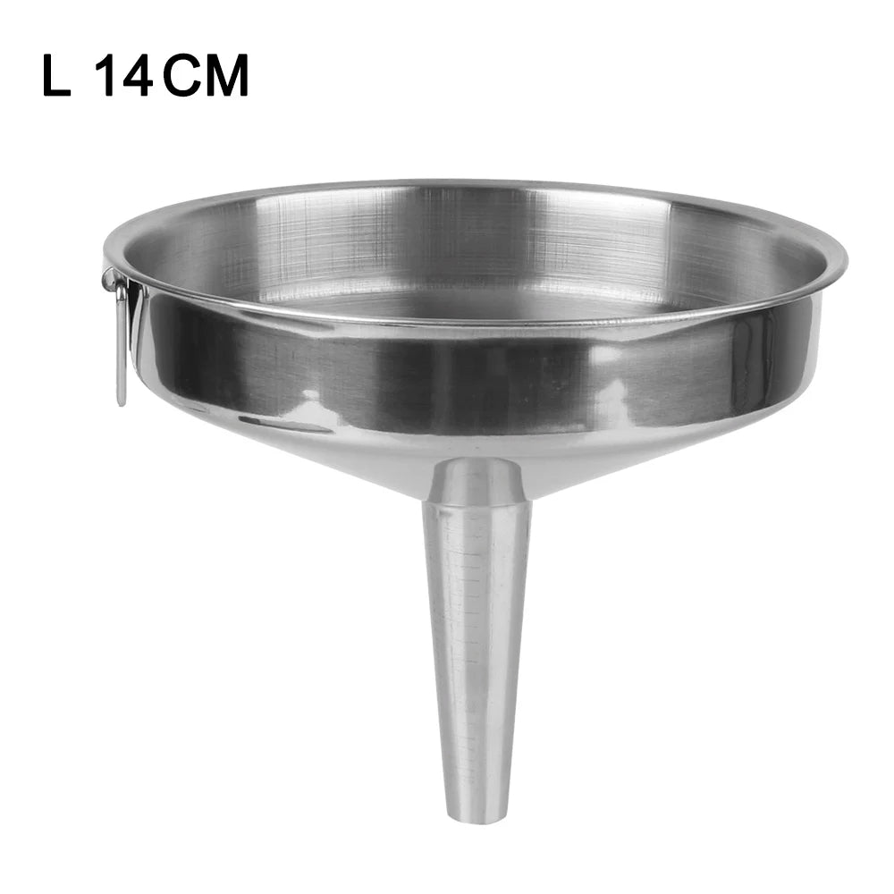 Stainless Steel Wide Mouth Funnel for Canning, Oil & Bar Kitchen Funnel Axl 3