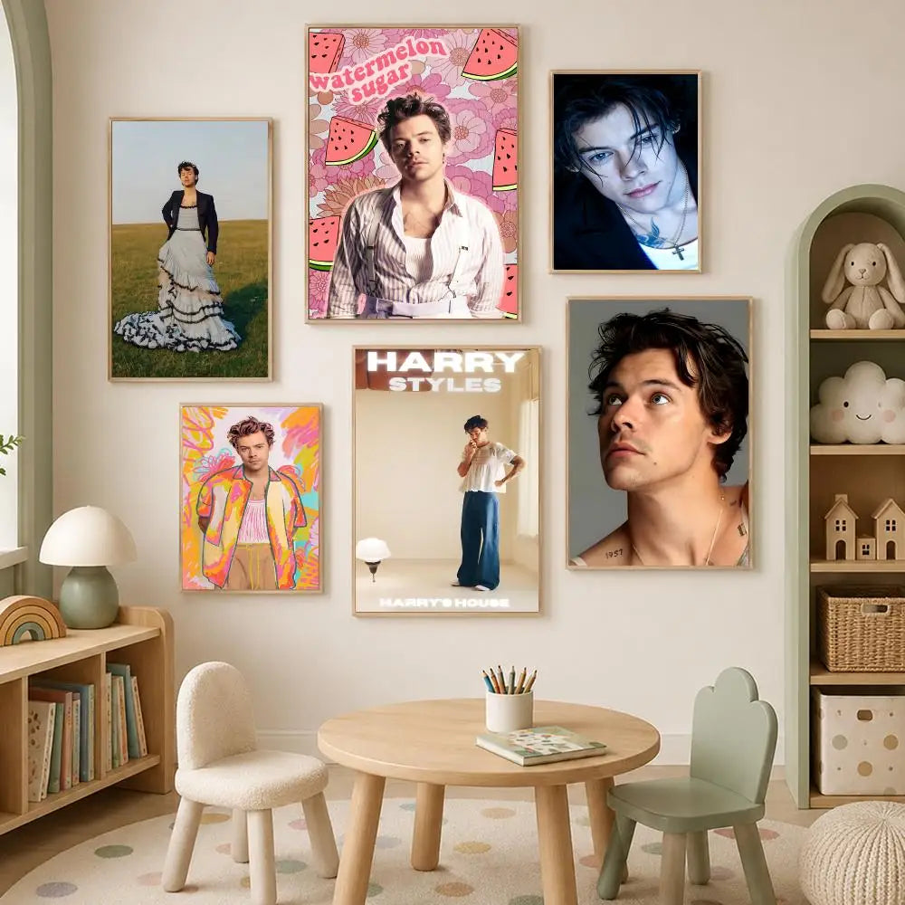 Harry Styles HD Self-Stick Wall Art Poster – Waterproof Decor Wall Art Poster Axl