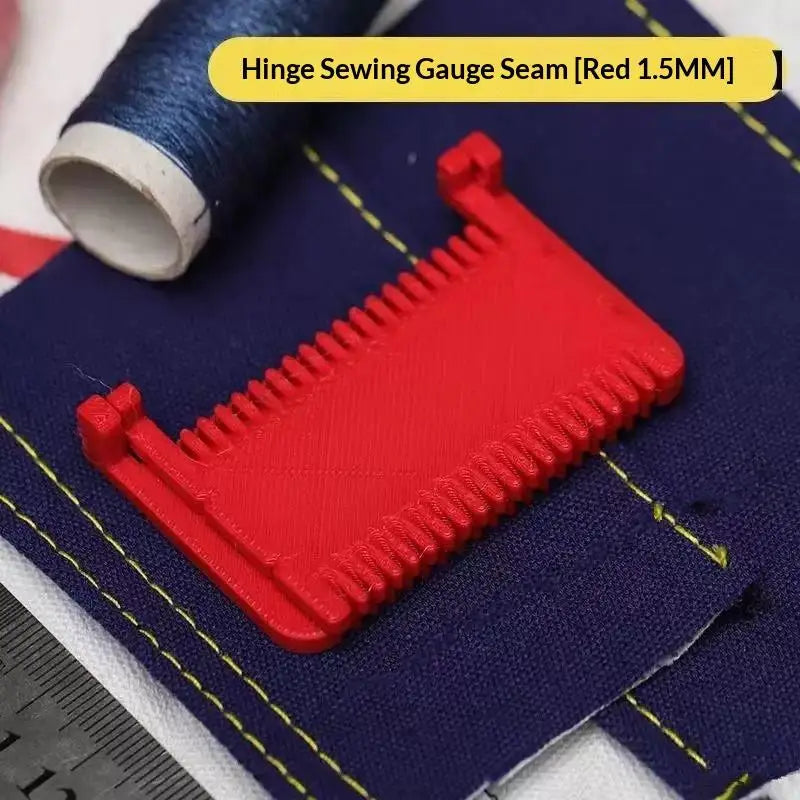 Sewing Guide Spacing Template for Consistent Stitches Sewing Guide Template Axl Red