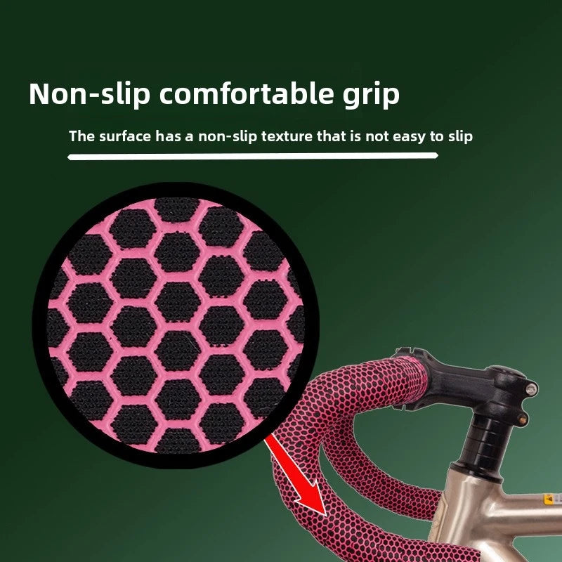 Carbon Fiber Silicone Handlebar Tape – Anti-Slip Road Bike Wrap Handlebar Tape Axl