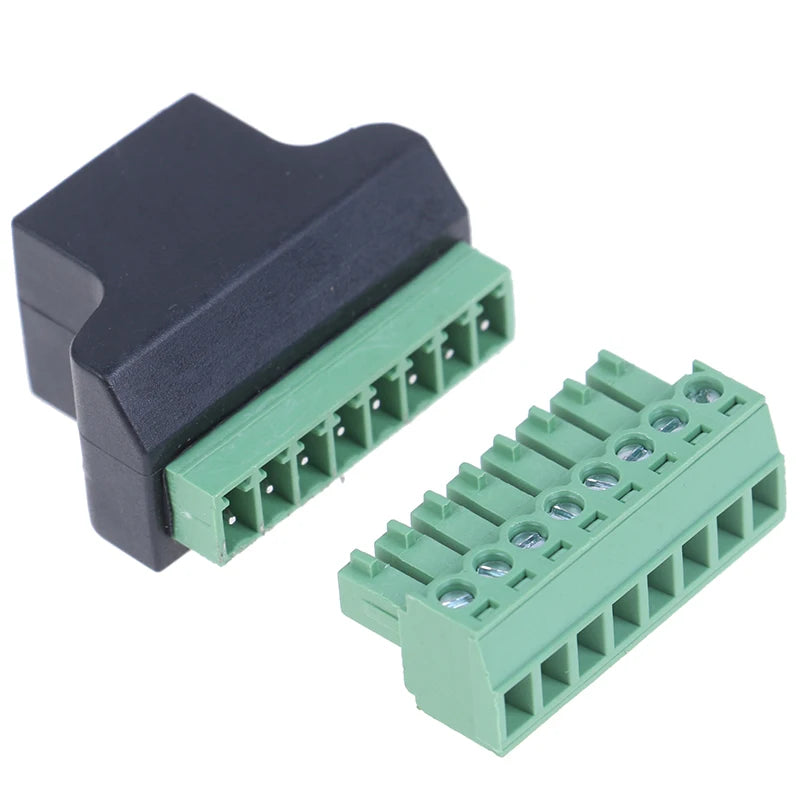 RJ45 Female to Screw Terminal Adapter for CCTV DVR Cable Adapter Axl