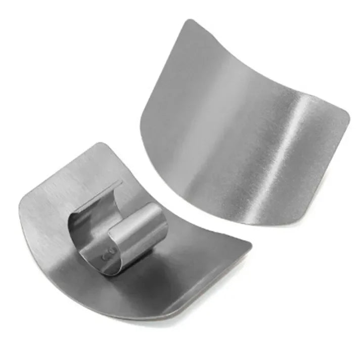 2-Pack Stainless Steel Finger Guard – Kitchen Cutting Protector Kitchen Finger Guard Axl
