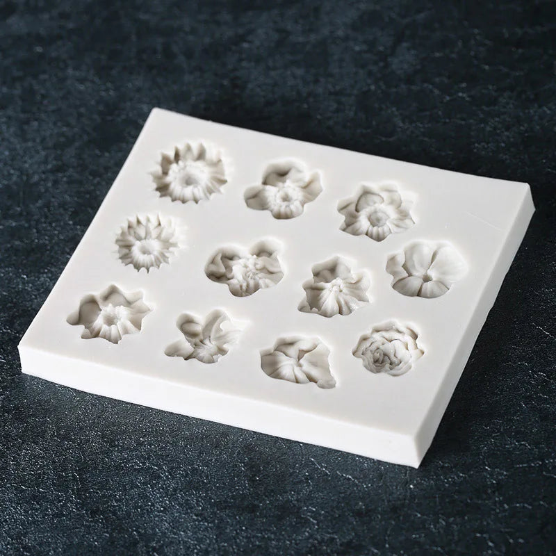 Sunflower Rose Silicone Mold – 3D Cake & Chocolate DIY Tool Silicone Baking Mold Axl