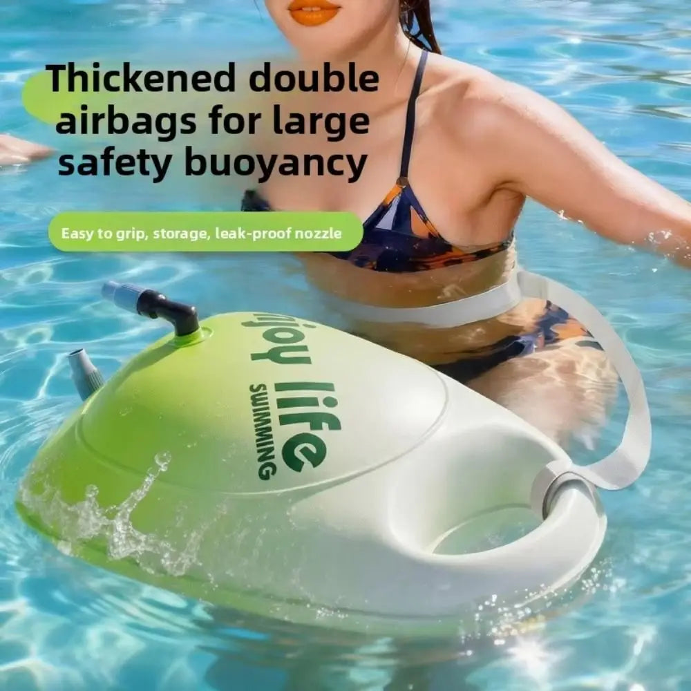 Inflatable Swimming Float Dual Airbag Waist Buoy – 180kg Rated Inflatable Swim Float Axl