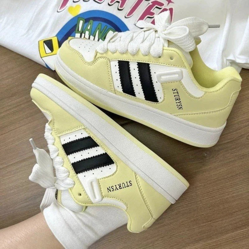 Women's Lightweight Thick-Sole Sneakers – Breathable Casual Shoes Women's Sneakers Axl