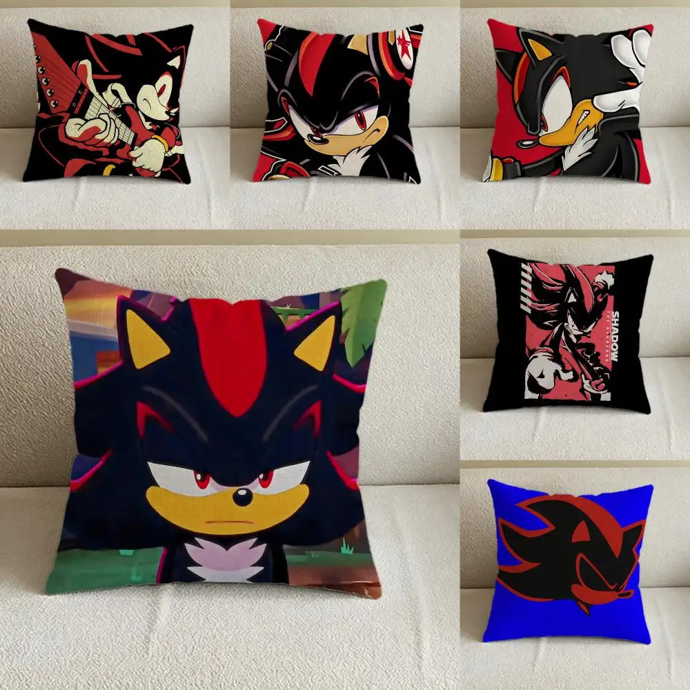Anime Hedgehog Linen Cushion Cover | Sofa, Bed & Chair Décor Decorative Cushion Cover Axl