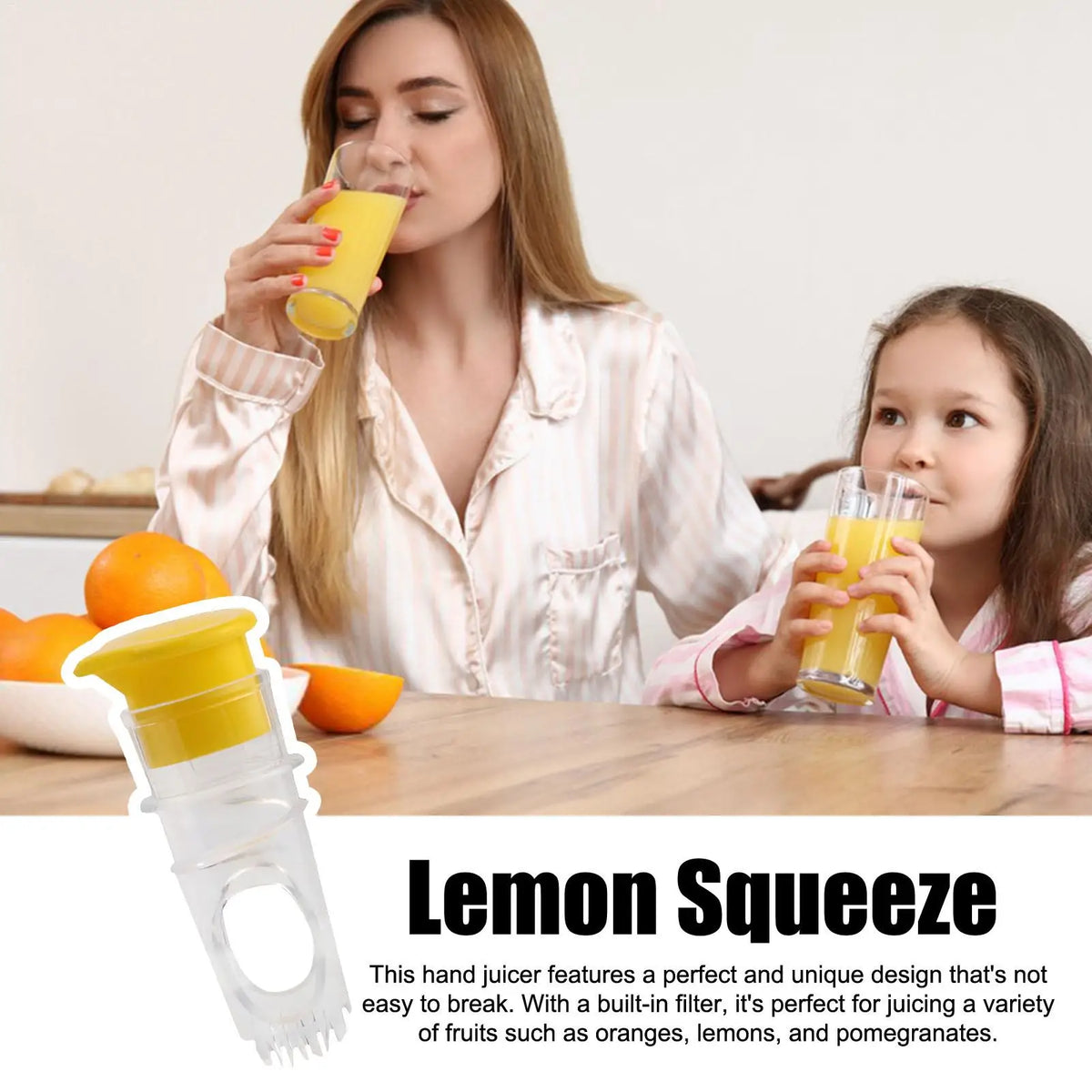 Portable Manual Lemon Squeezer with Filter | Citrus Juicer Manual Citrus Juicer Axl