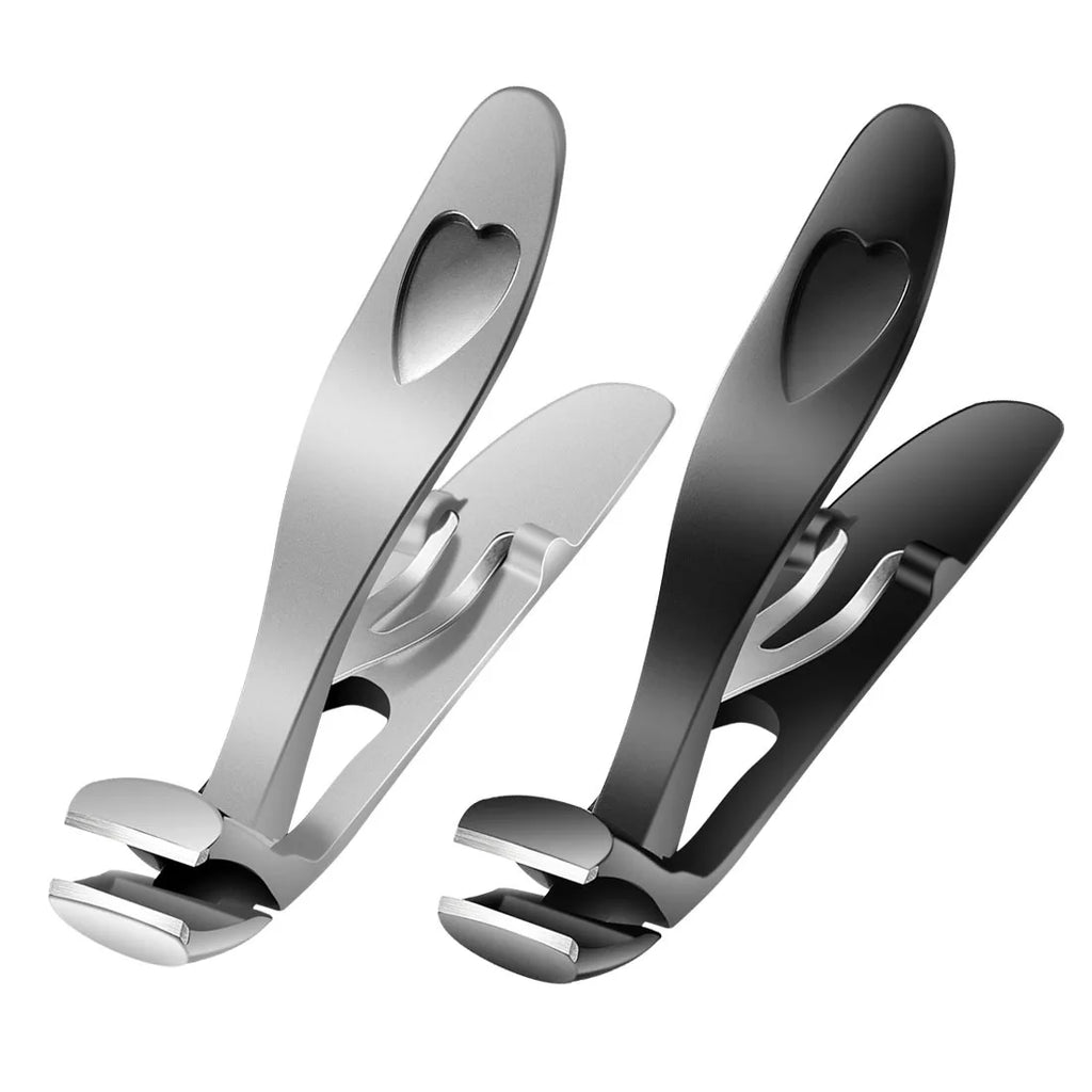 Stainless Steel Nail Clipper – Anti-Splash Thick Nail Trimmer Nail Clipper Axl 2pcs