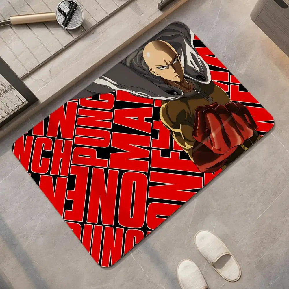 One Punch Man Diatomite Bath Mat – Quick Dry & Anti-Slip Diatomite Bath Mat Axl