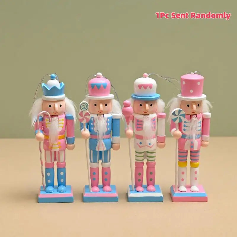 Nutcracker Soldier Christmas Tree Ornament – Candy Color Christmas Ornament Axl 1PCS random A1