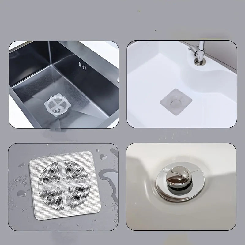 Disposable Shower Drain Overflow Cover – Leak-Proof Filter Cap Drain Overflow Cover Axl